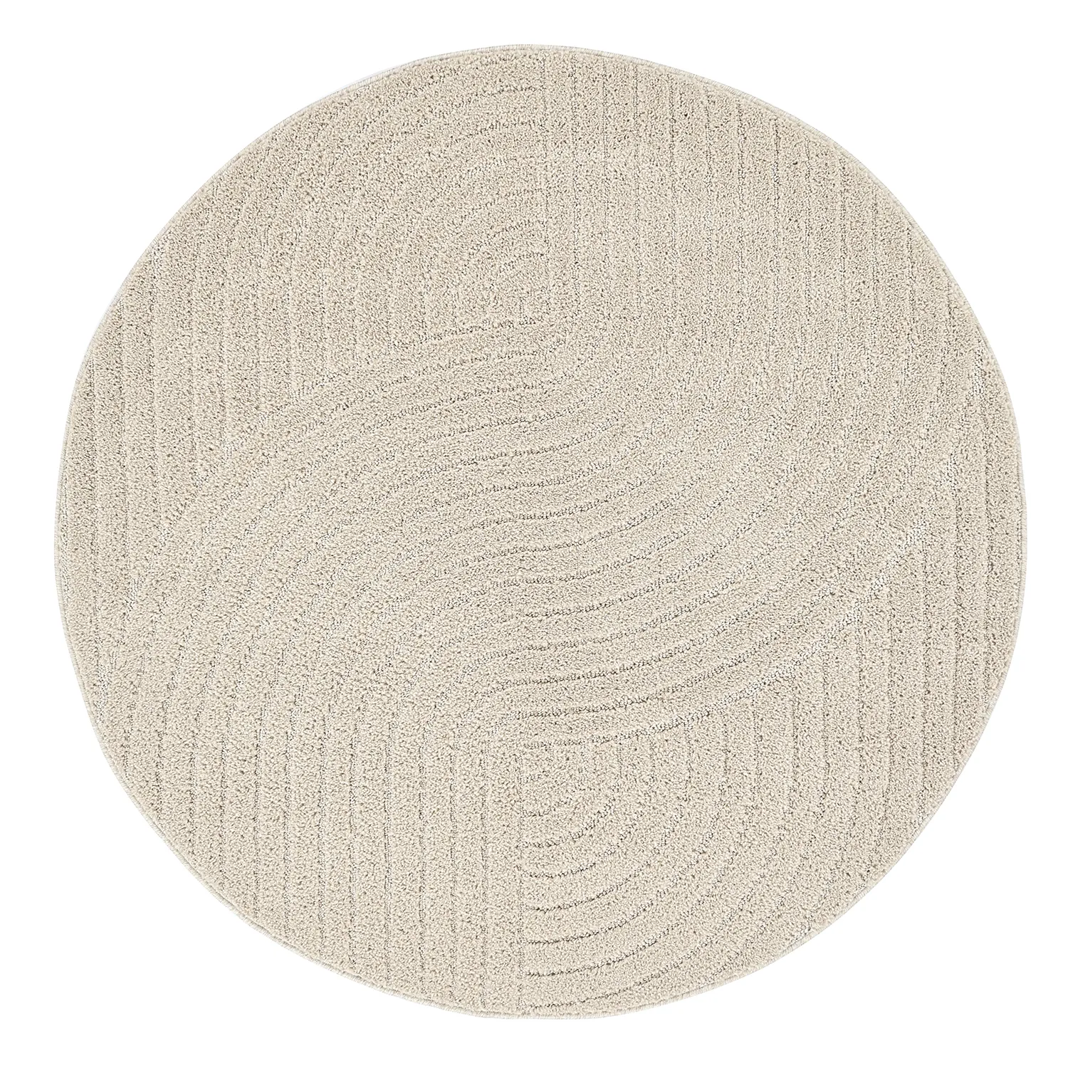 Tapetes redondos - Wendy (bege)