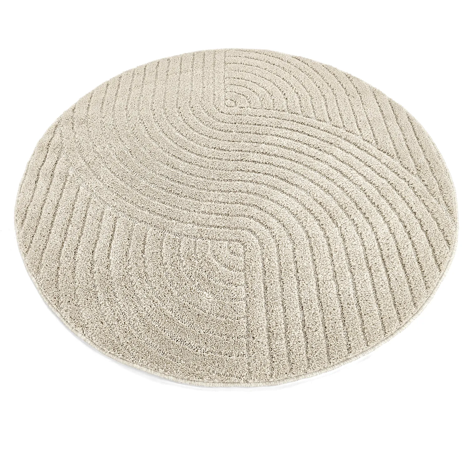 Tapetes redondos - Wendy (bege)