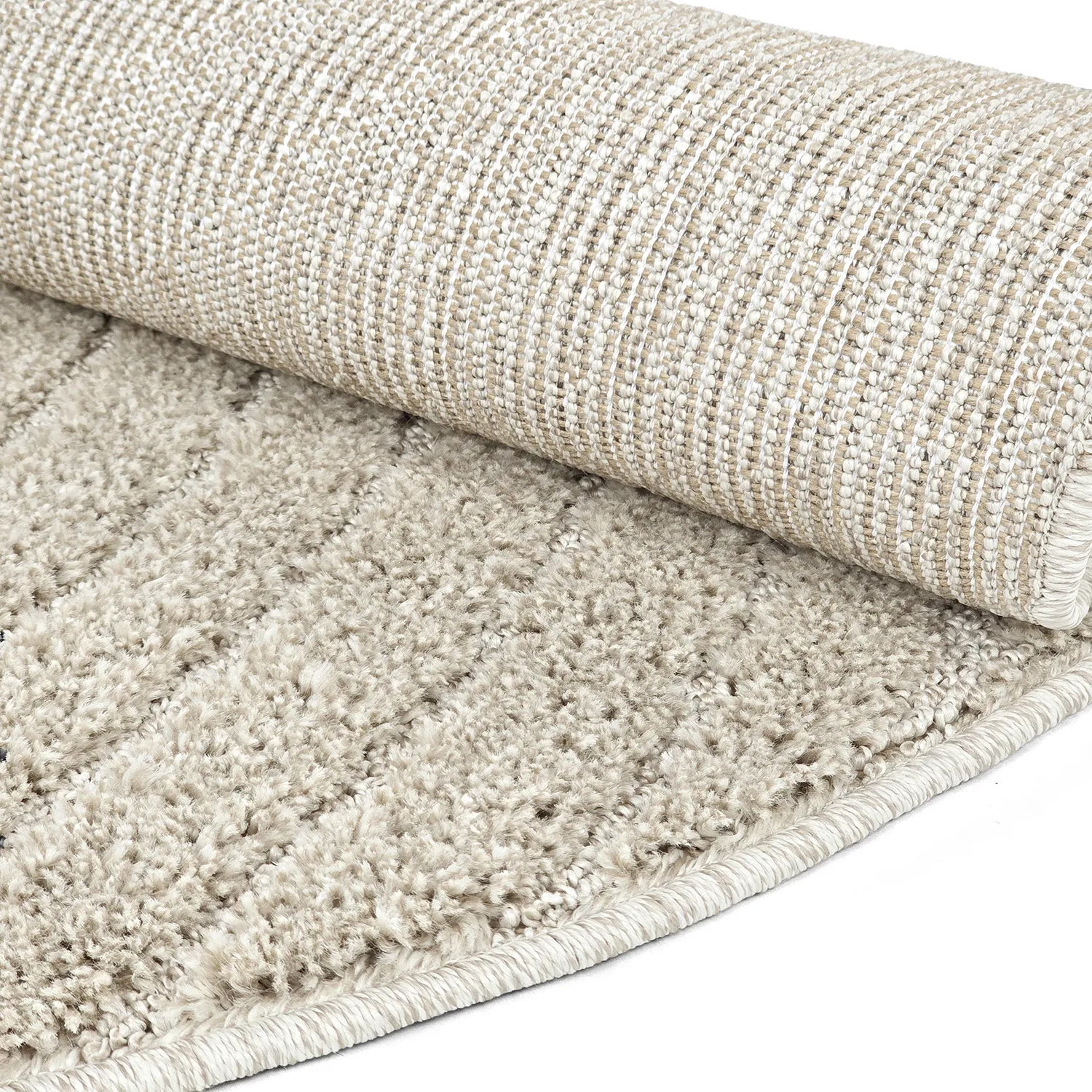 Tapetes redondos - Wendy (bege)