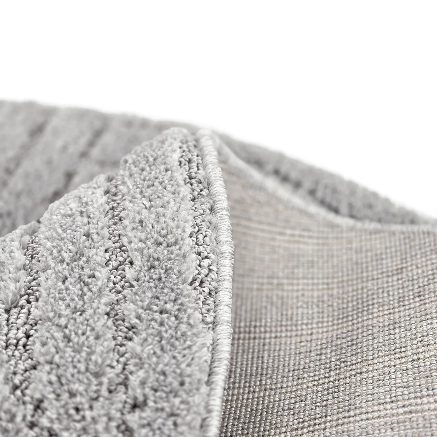 Tapetes redondos - Wendy (cinza claro)