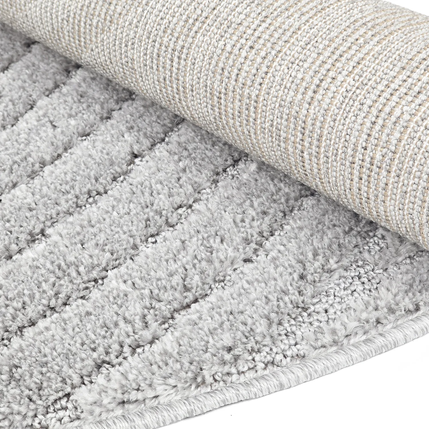 Tapetes redondos - Wendy (cinza claro)