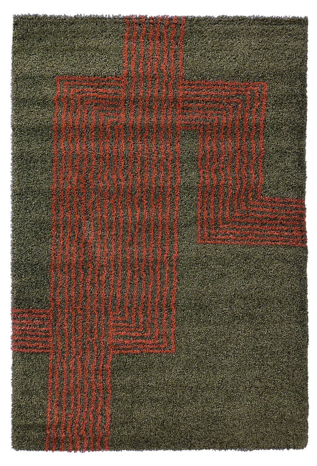 Tapetes felpudos - Zagora (verde/laranja)
