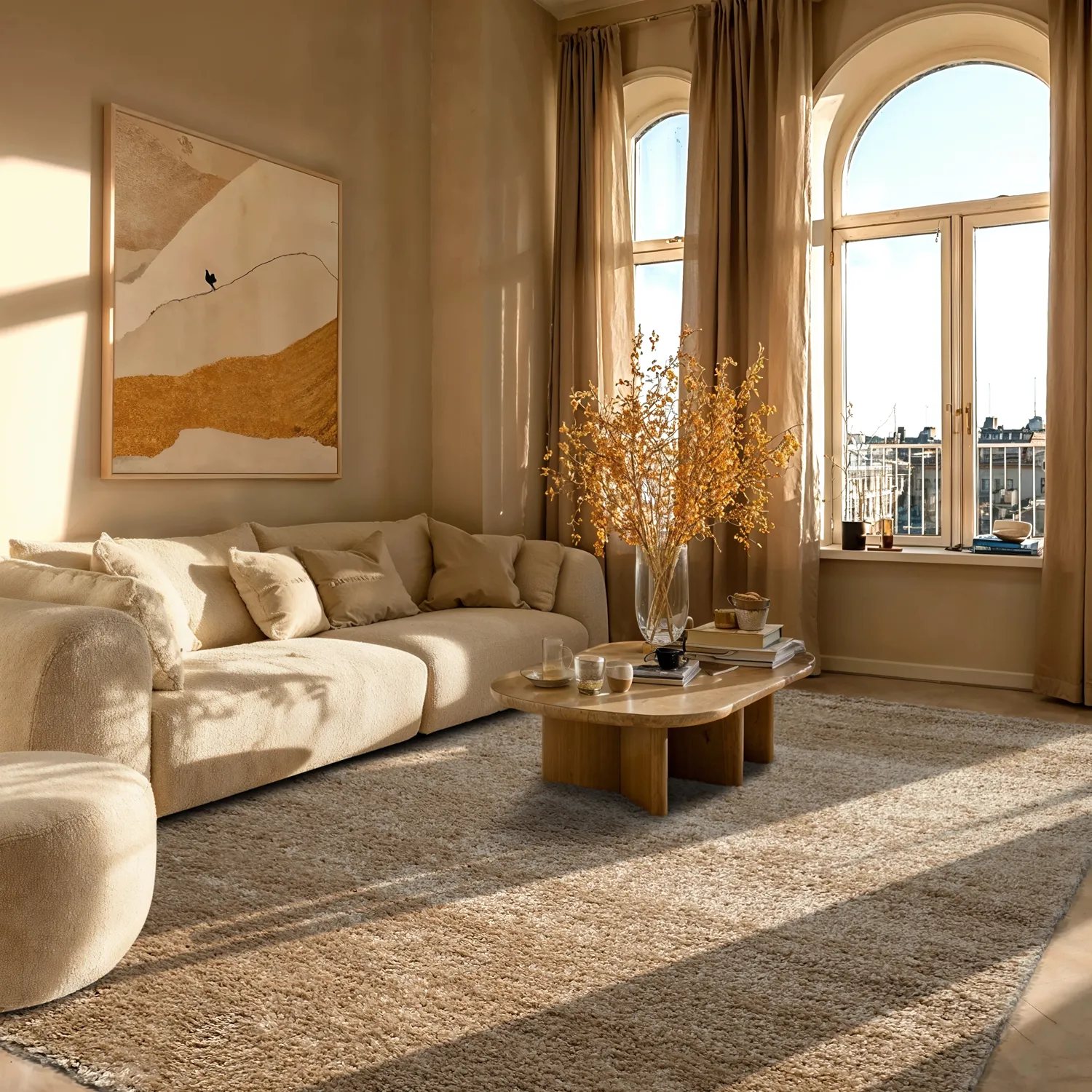 Tapetes felpudos - Zoe (bege)