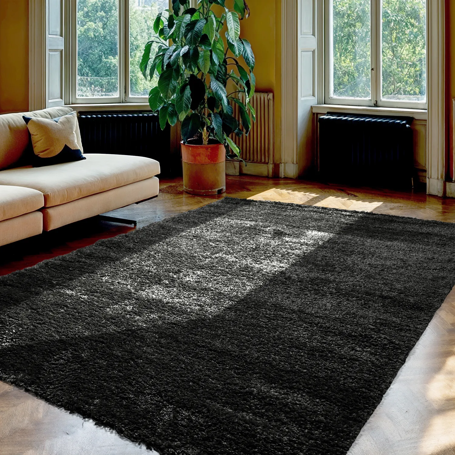 Tapetes felpudos - Zoe (preto)