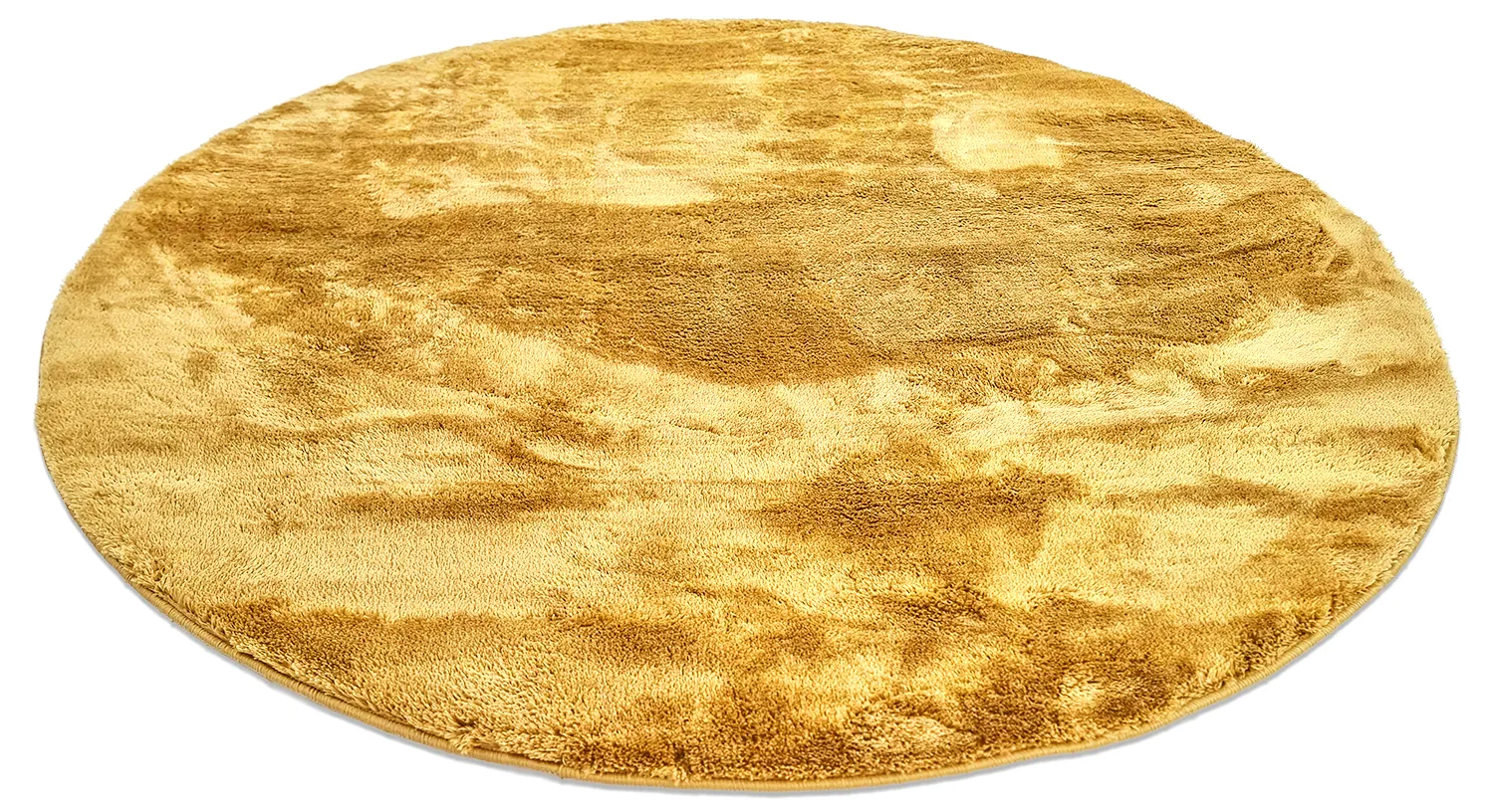 Tapetes redondos - Aranga Super Soft Fur (ocre)