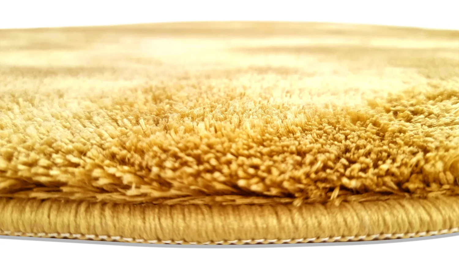 Tapetes redondos - Aranga Super Soft Fur (ocre)