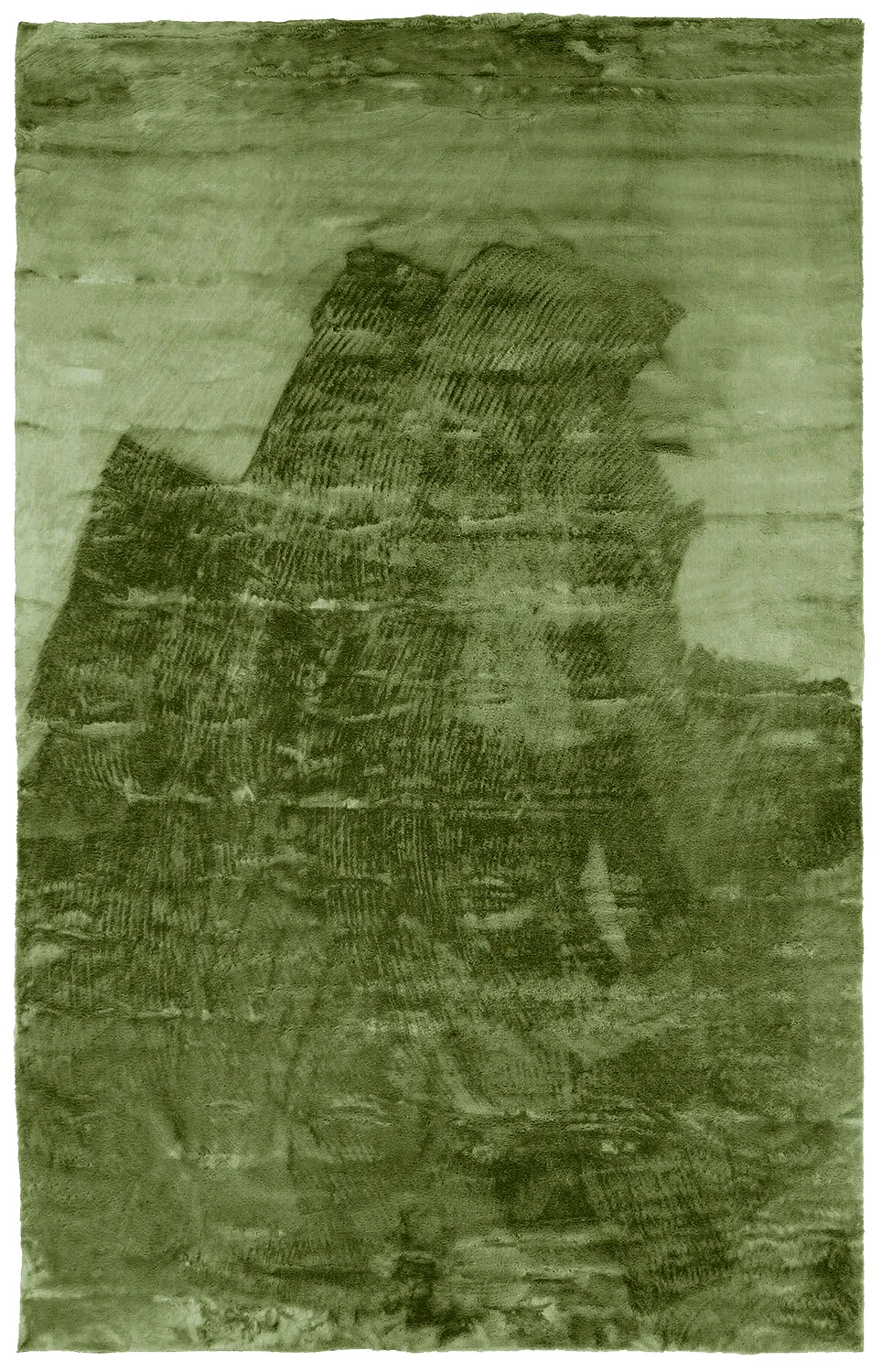 Tapetes felpudos - Aranga Super Soft Fur (verde oliva)