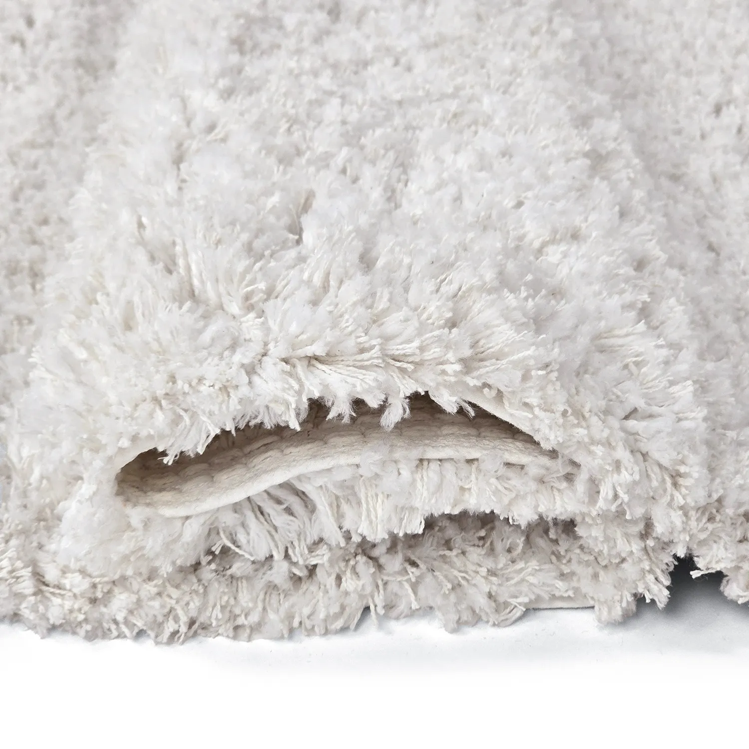 Tapetes felpudos - Combarro Solid Cotton Shaggy (creme)