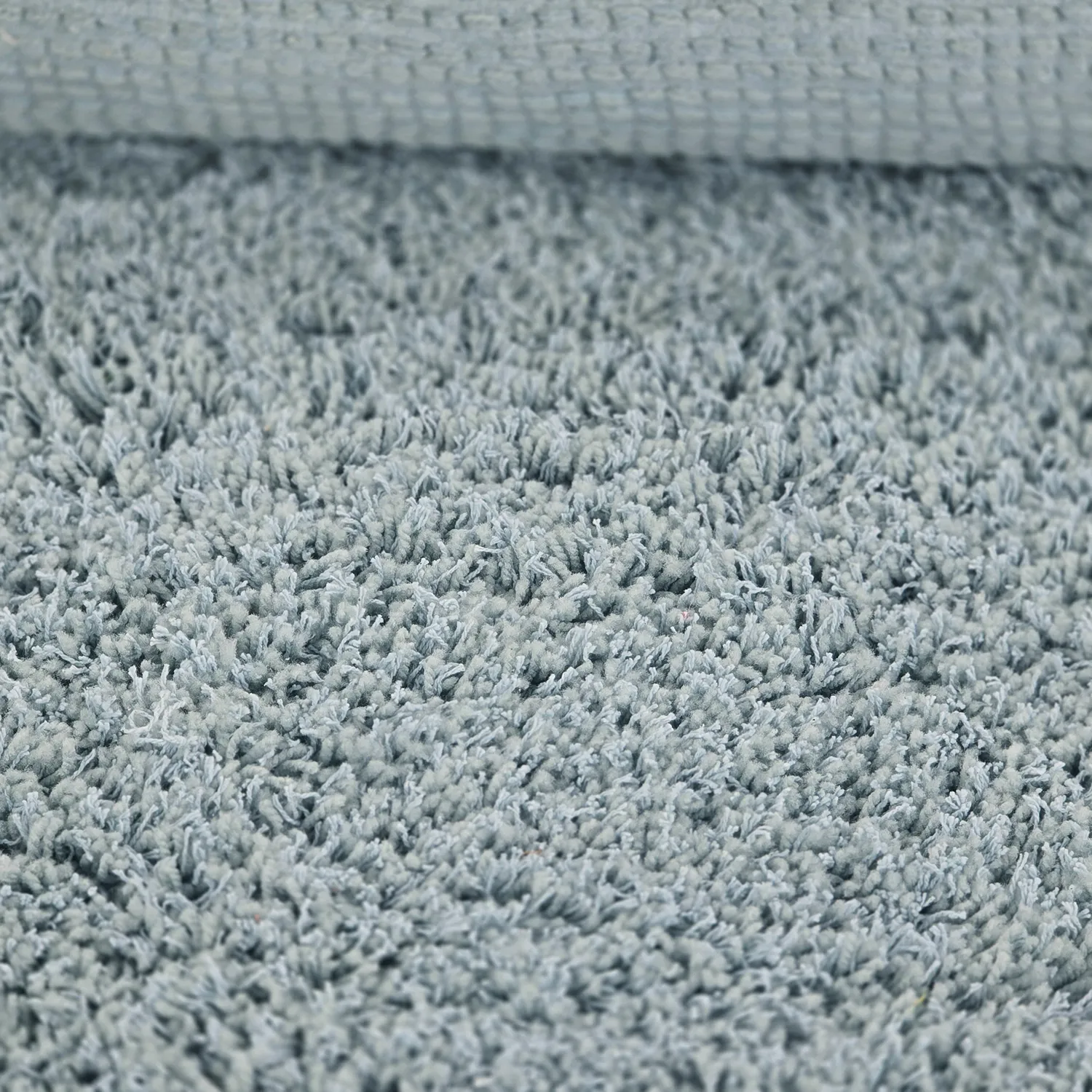 Tapetes felpudos - Combarro Solid Cotton Shaggy (azul claro)