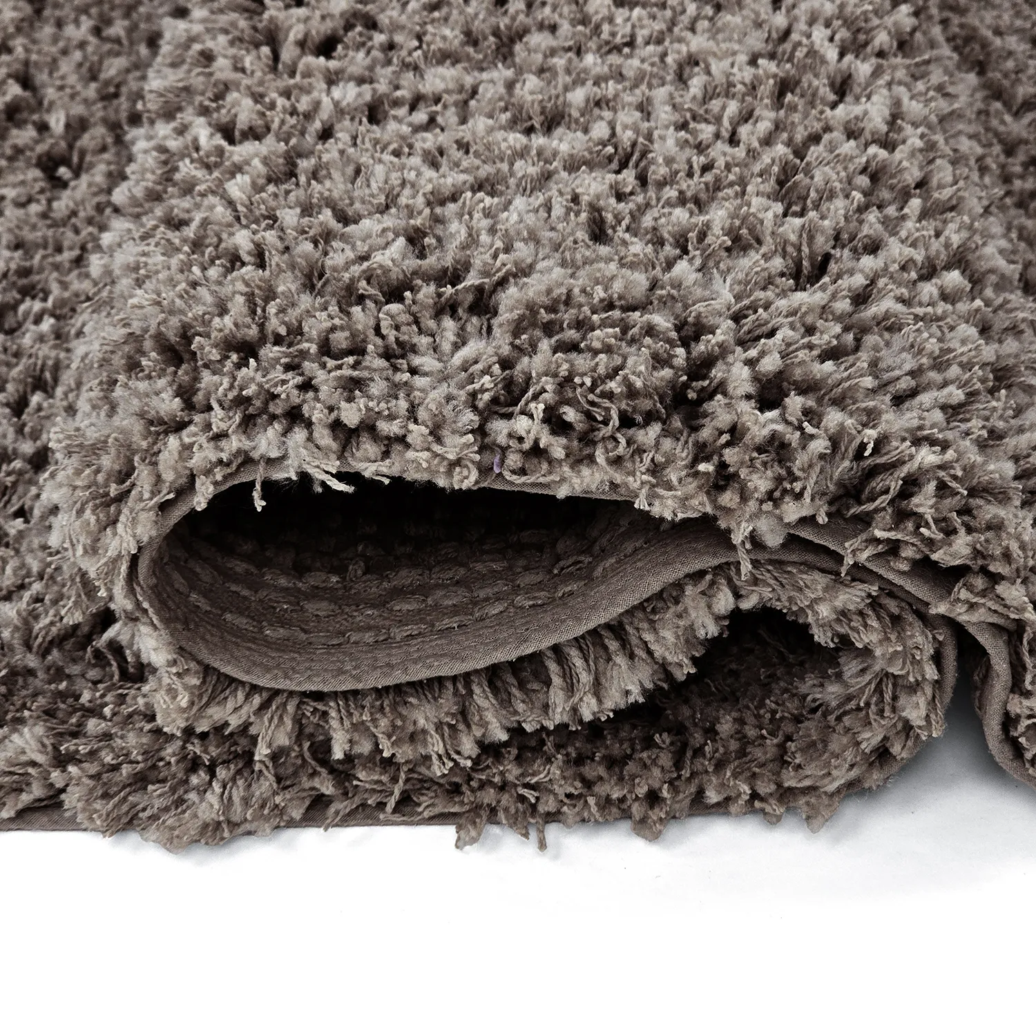Tapetes felpudos - Combarro Solid Cotton Shaggy (taupe)