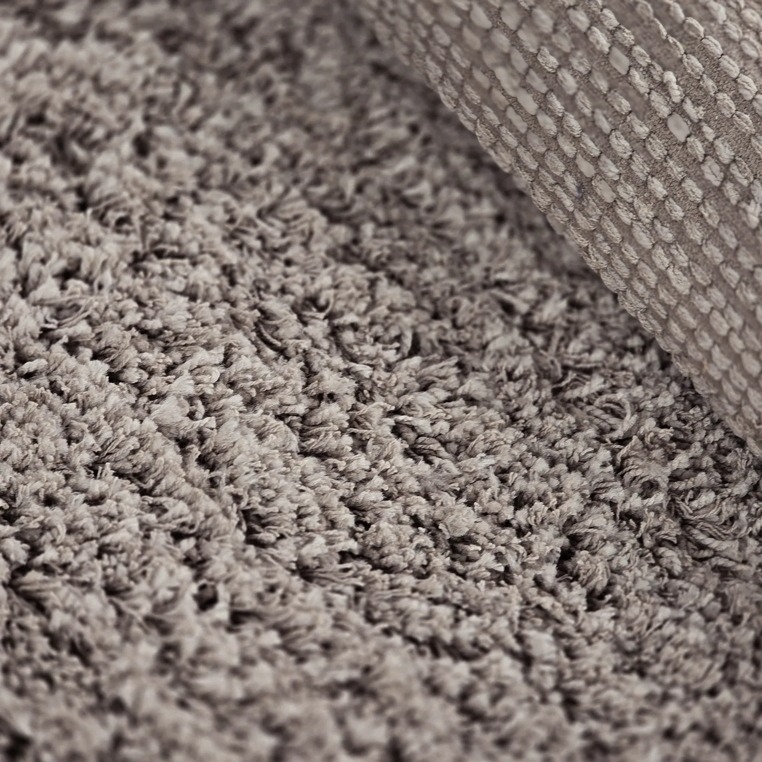 Tapetes felpudos - Combarro Solid Cotton Shaggy (taupe)