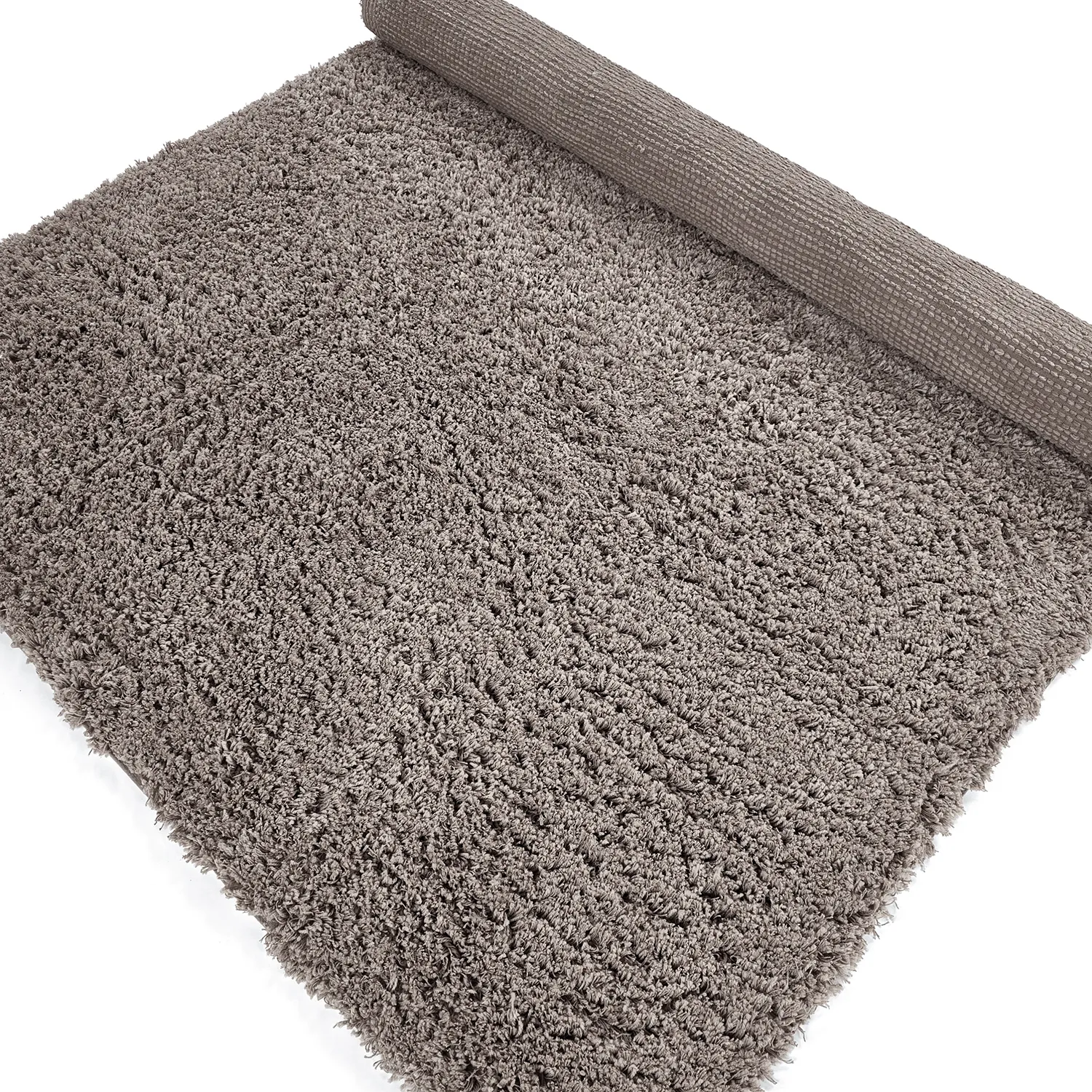 Tapetes felpudos - Combarro Solid Cotton Shaggy (taupe)