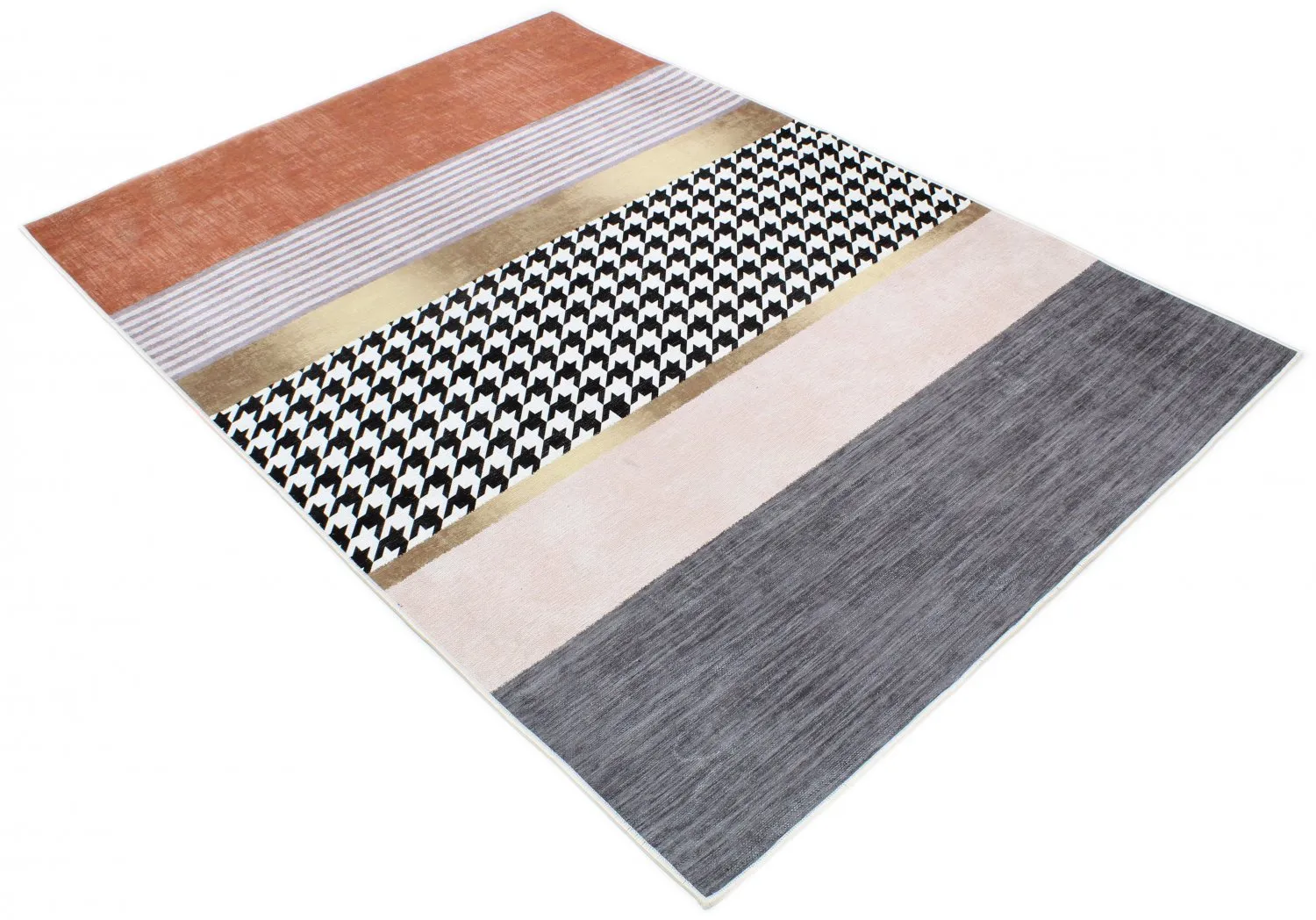 Tapete Wilton - Esme (laranja/multicolorido)