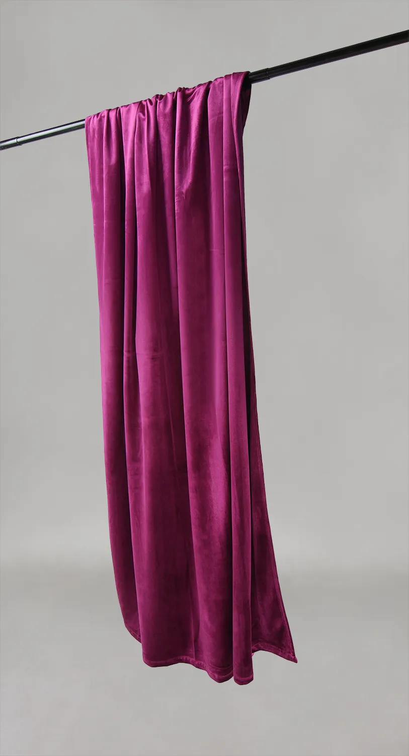 Cortinas - Cortina de veludo Marlyn (fuchsia)