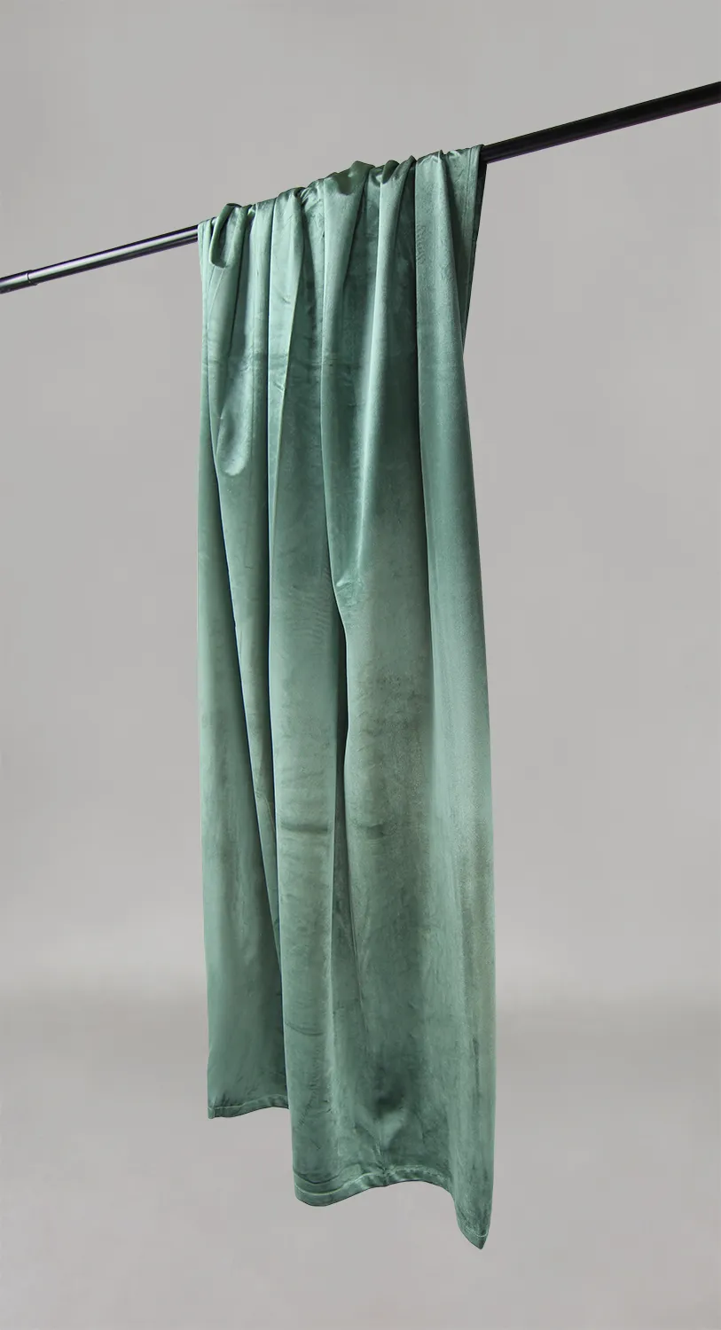 Cortinas - Cortina de veludo Marlyn (verde)