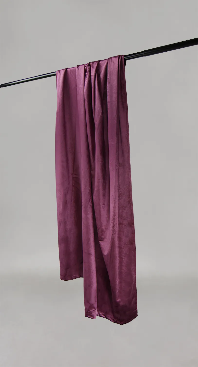 Cortinas - Cortina de veludo Marlyn (roxo)