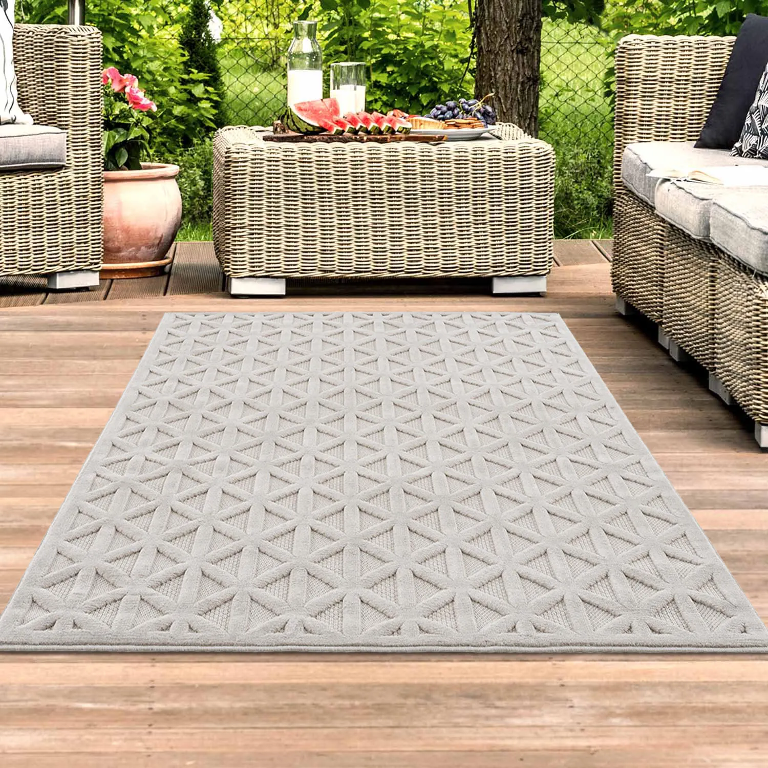 Shaggy Indoor-Outdoor - Aberdeen (bege)