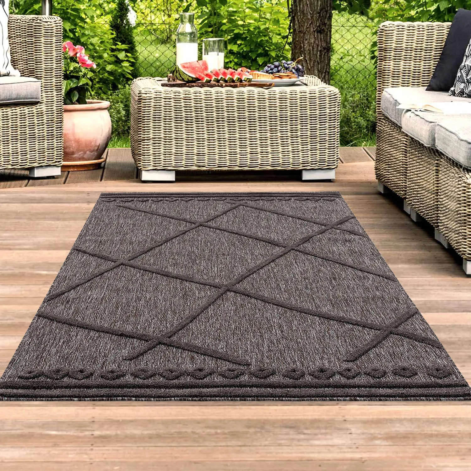 Shaggy Indoor-Outdoor - Newhaven (antracite)