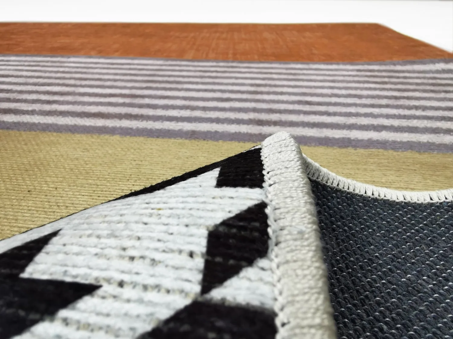 Tapete Wilton - Esme (laranja/multicolorido)