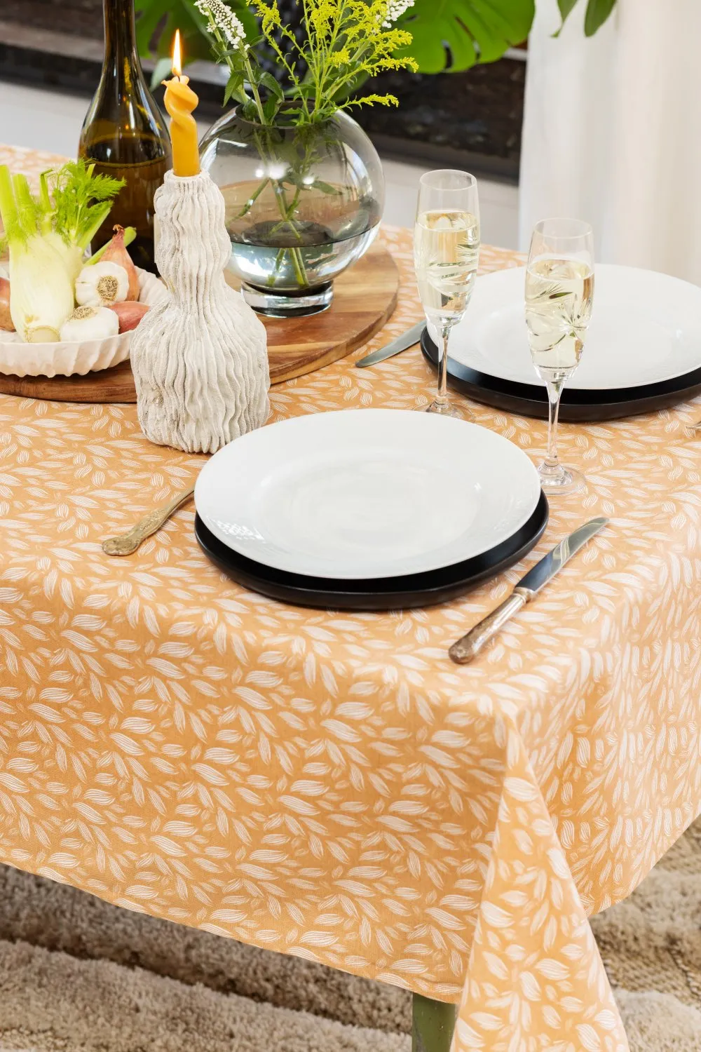 Toalha de mesa de algodão Satu (rosa)