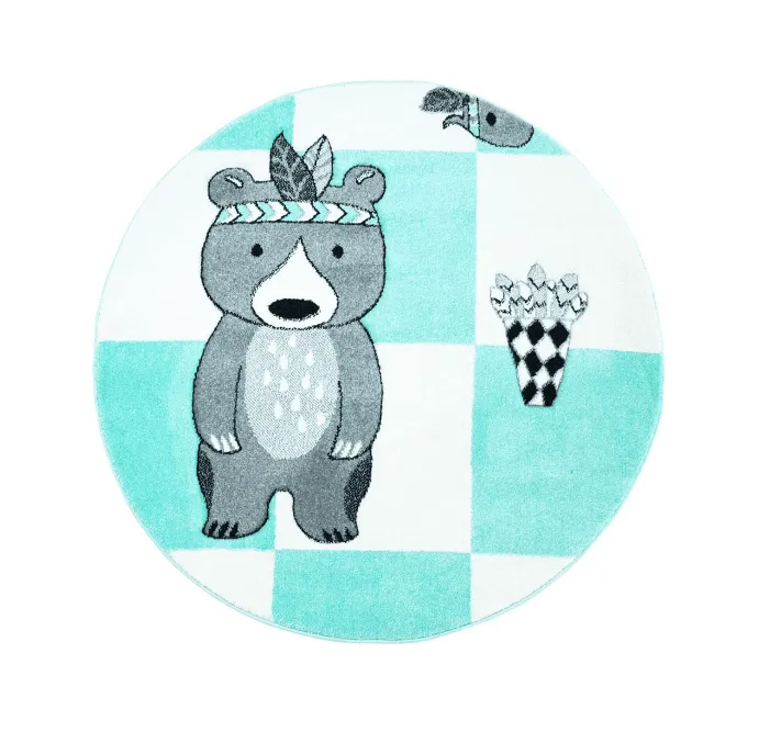 Barnmatta - Bueno Indian Bear (turkos)