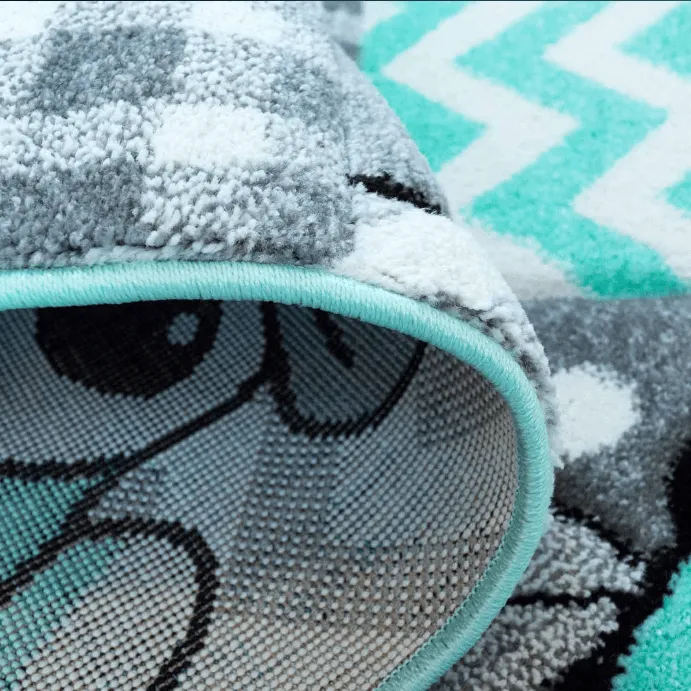 Barnmatta - Bueno Animals (turkos)