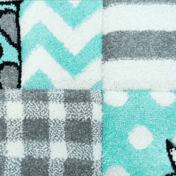 Barnmatta - Bueno Animals (turkos)