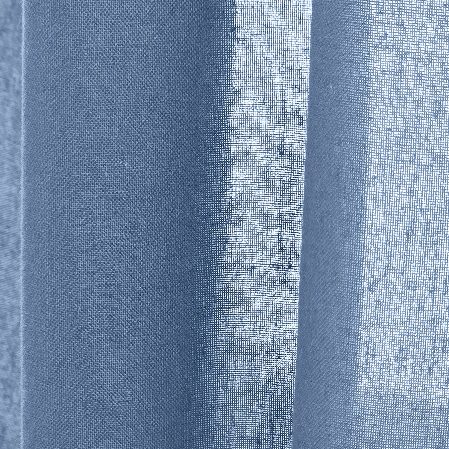 Cortinas Pack de 2 - Cortina de algodão Selena (azul)