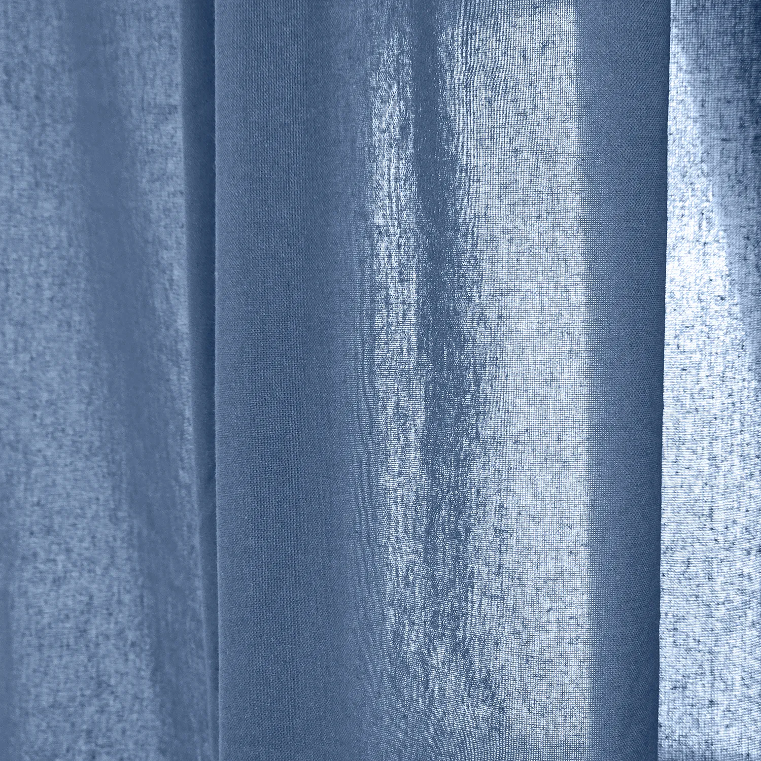 Cortinas Pack de 2 - Cortina de algodão Selena (azul)