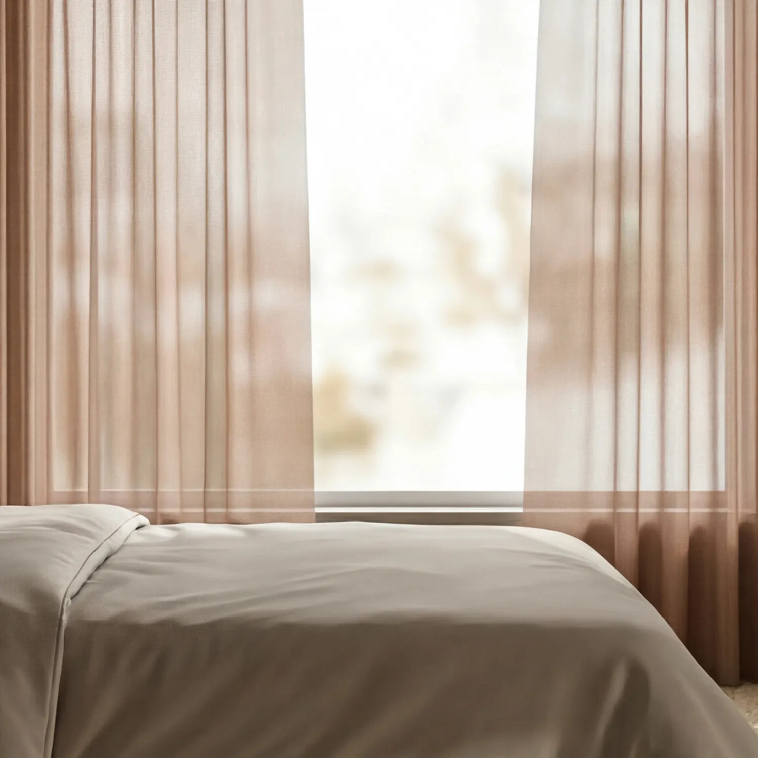 Cortinas Pack de 2 - Cortina de algodão Selena (marrom escuro)