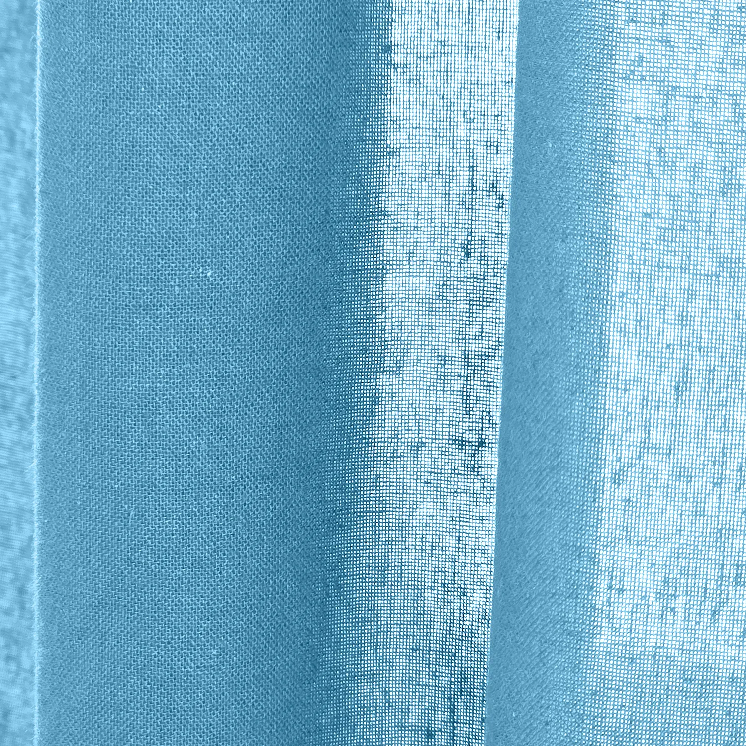 Cortinas Pack de 2 - Cortina de algodão Selena (turquesa)