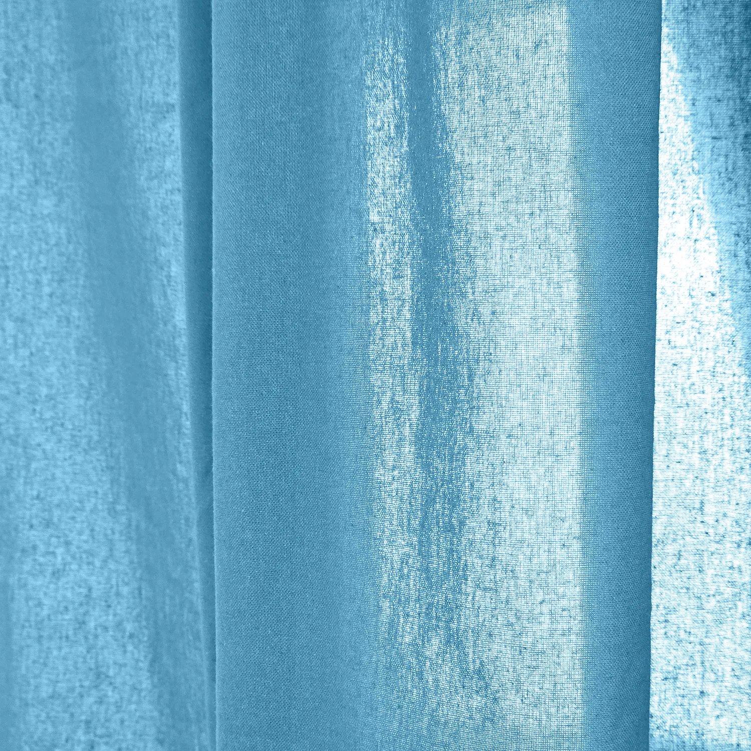 Cortinas Pack de 2 - Cortina de algodão Selena (turquesa)