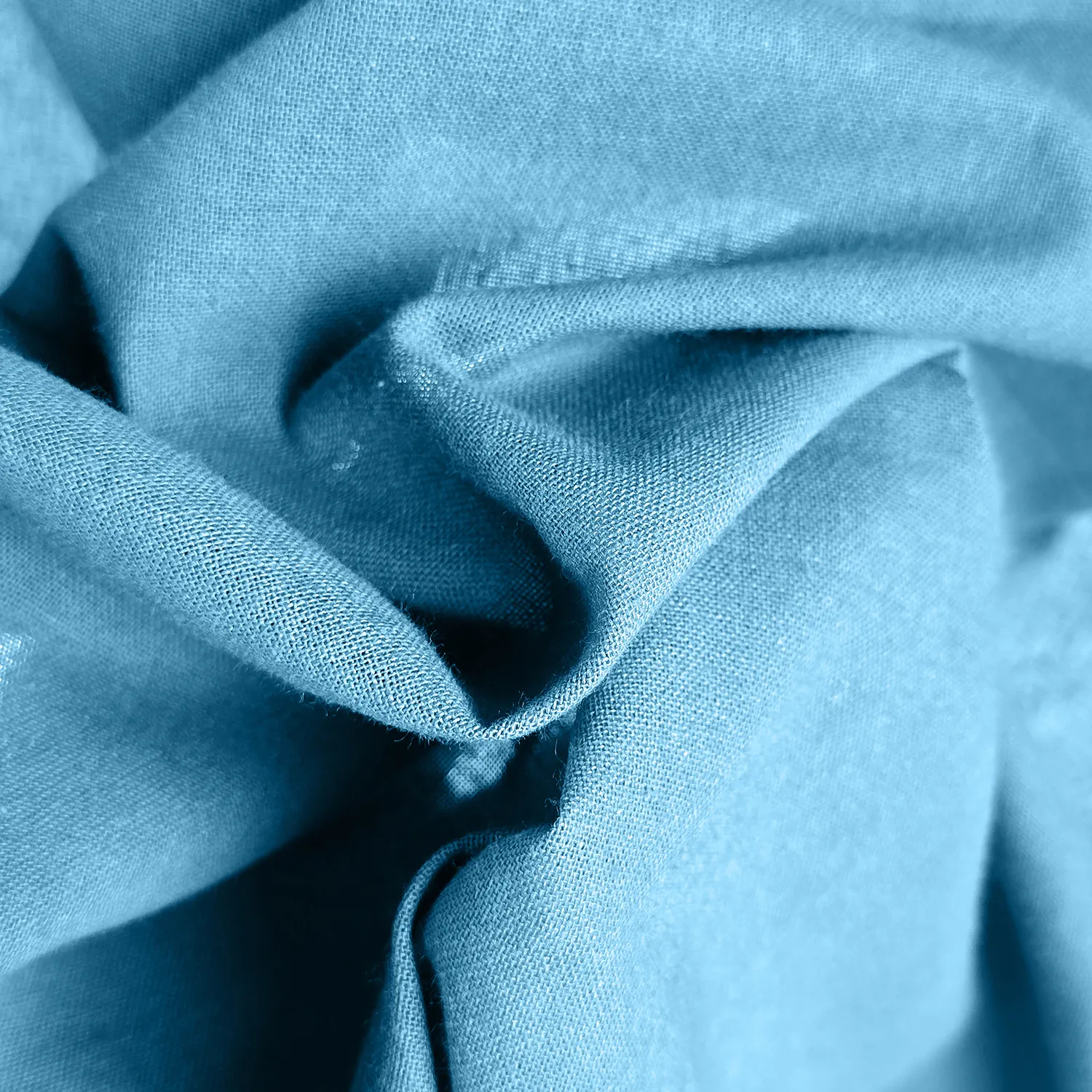 Cortinas Pack de 2 - Cortina de algodão Selena (turquesa)