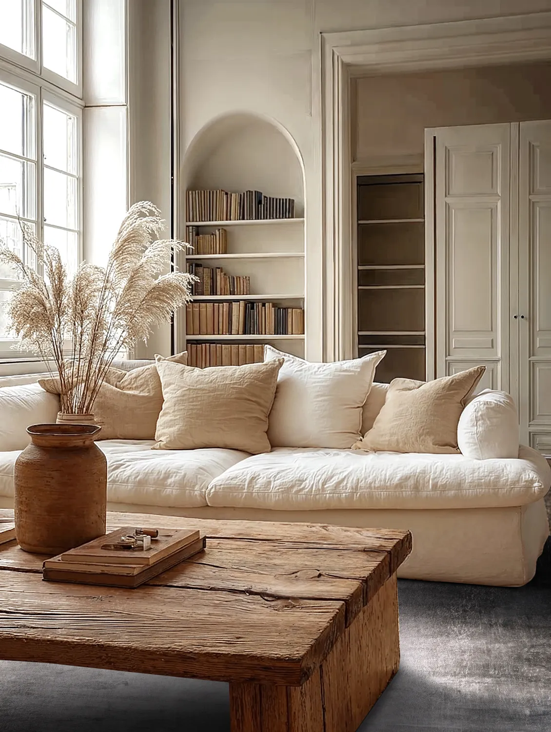 Tapete Wilton - Serifos (cinza)