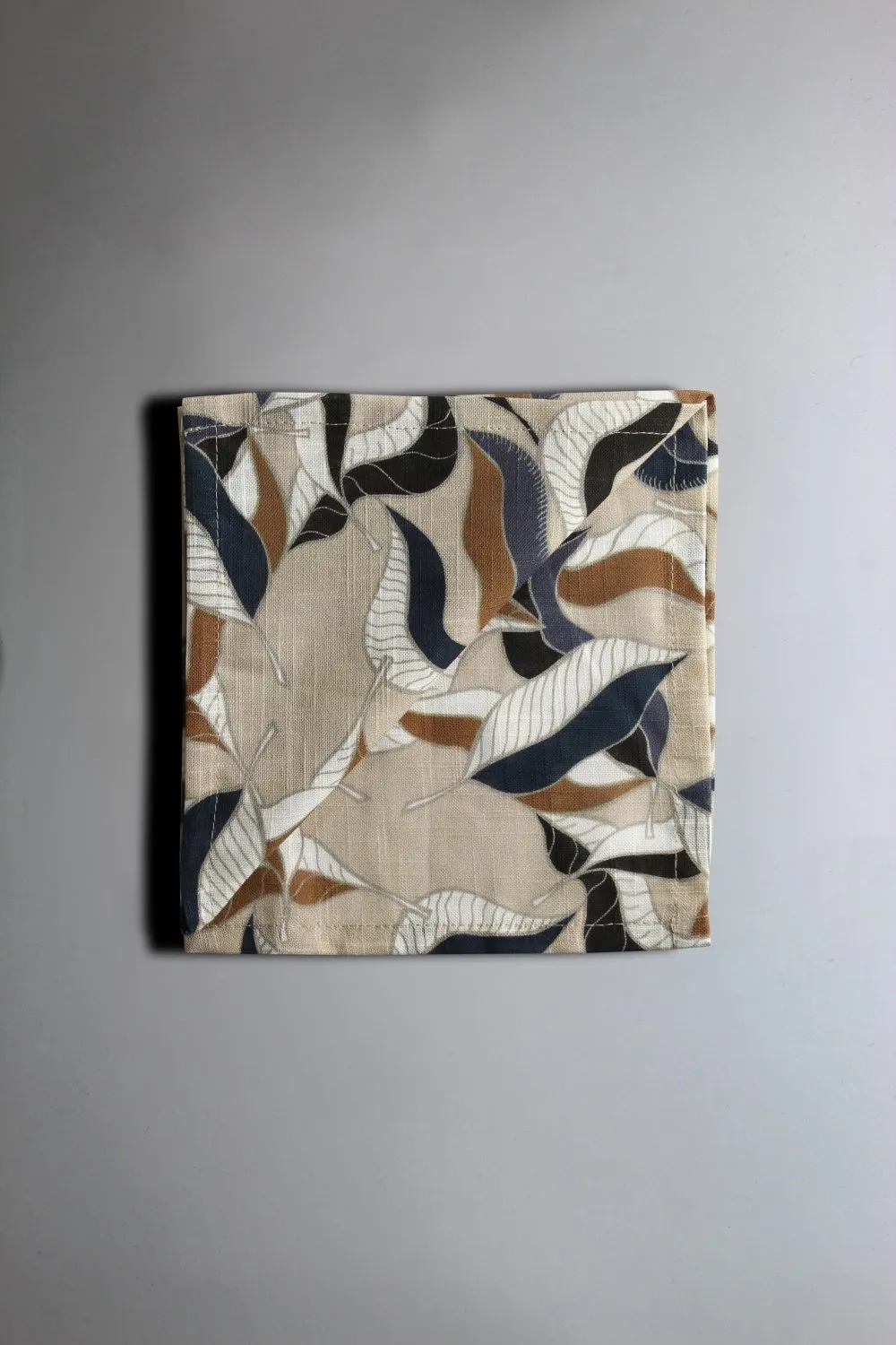 Guardanapos de tecido - conjunto de 4 Amalie (cinza/azul)