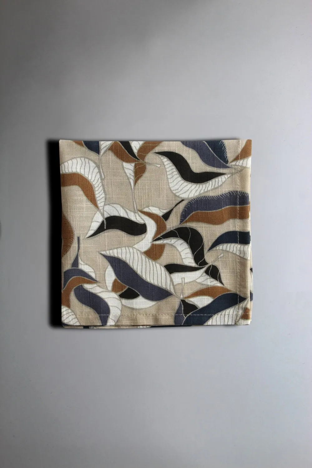 Guardanapos de tecido - conjunto de 4 Amalie (cinza/azul)