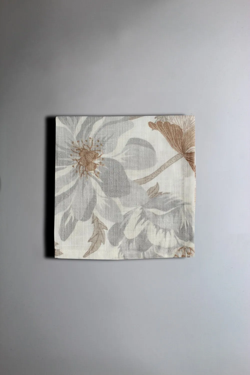 Guardanapos de tecido - conjunto de 4er Serena (cinza/bege)