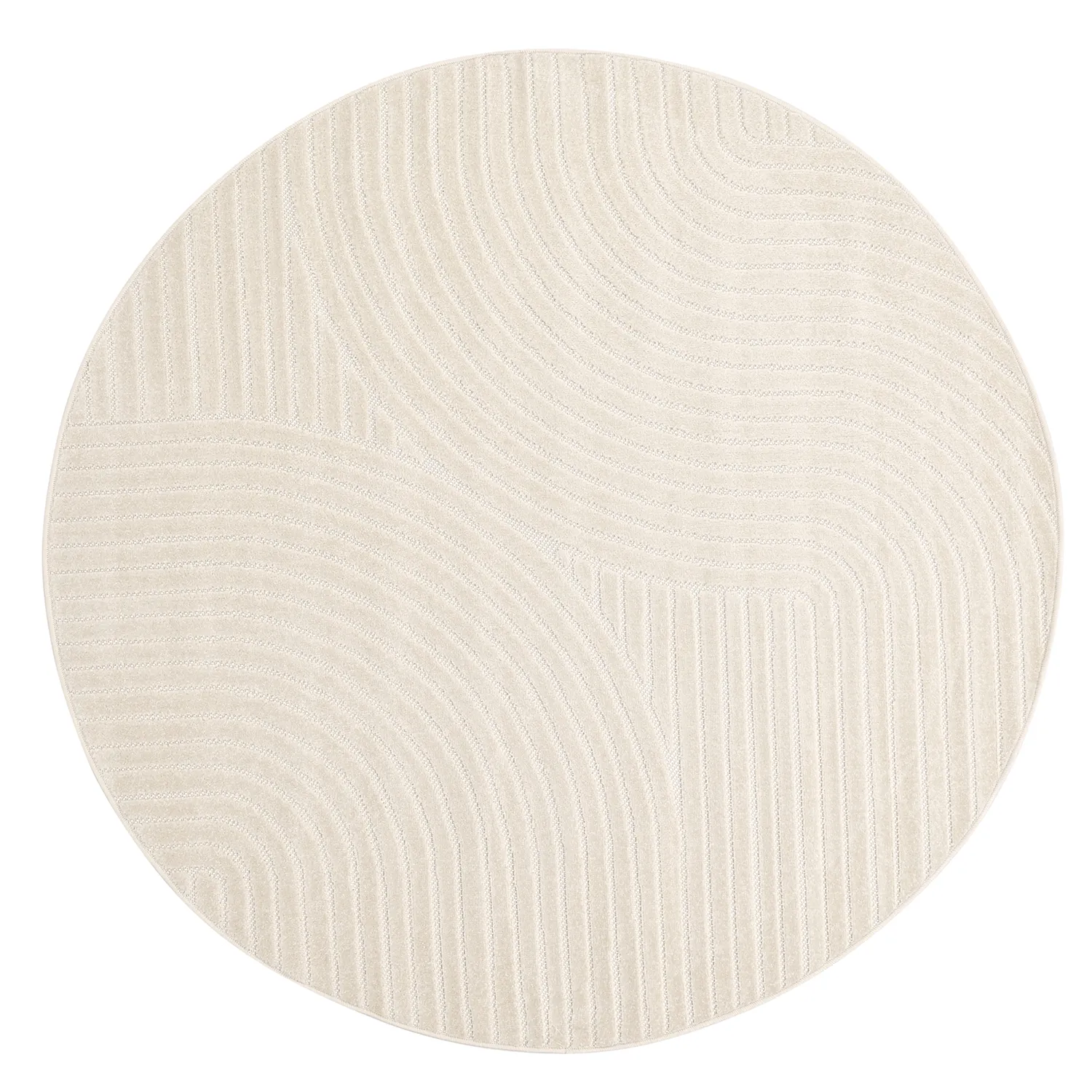 Tapete redondo - Devon (creme)