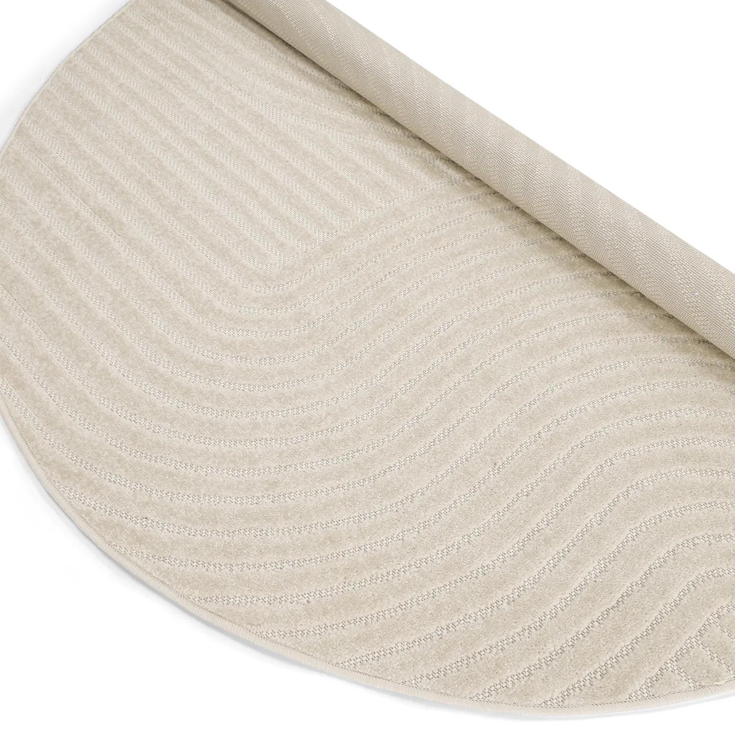 Tapete redondo - Devon (creme)