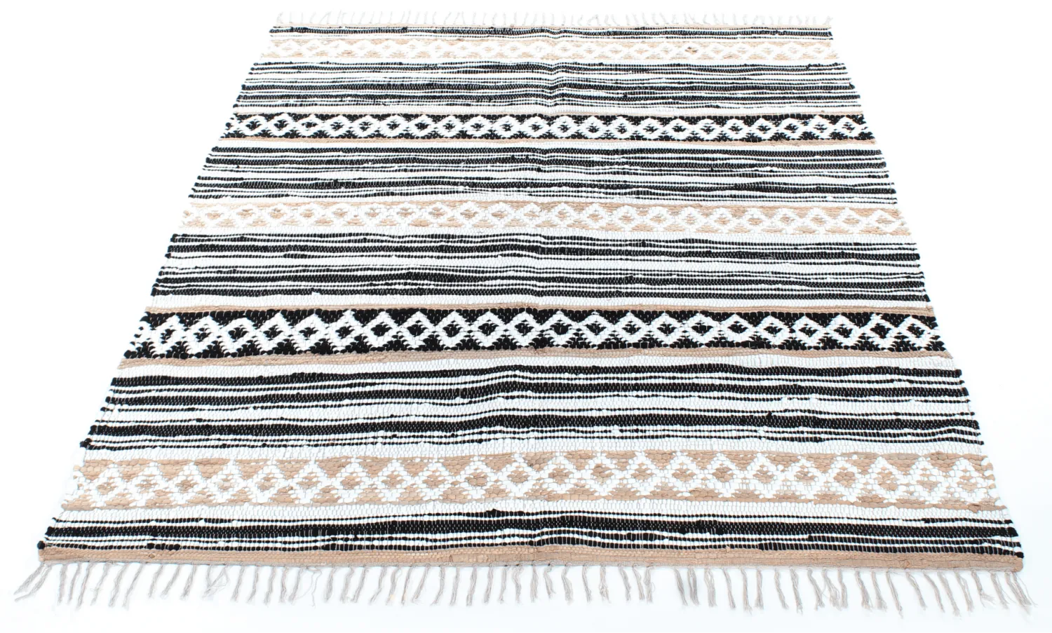 Tapete de retalhos - Orissa (bege)