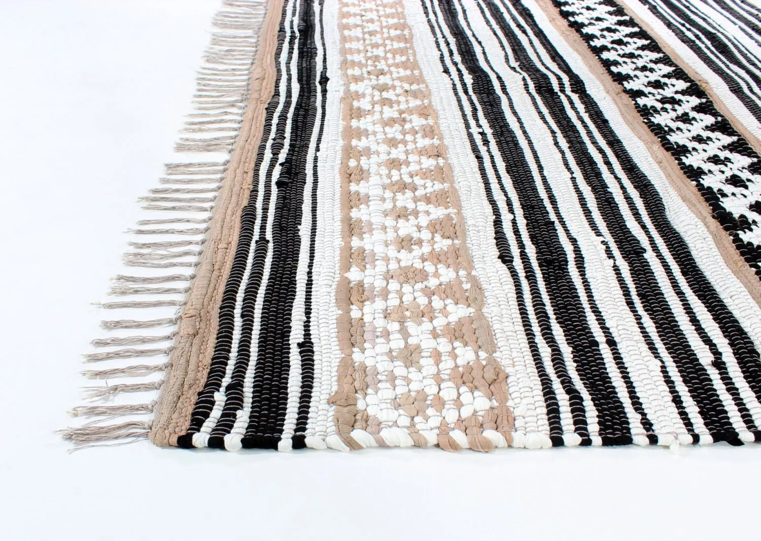 Tapete de retalhos - Orissa (bege)