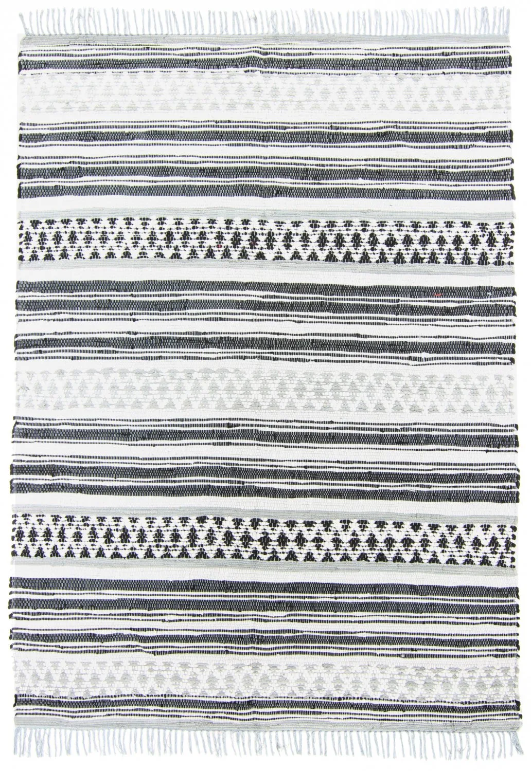 Tapete de retalhos - Orissa (cinza)