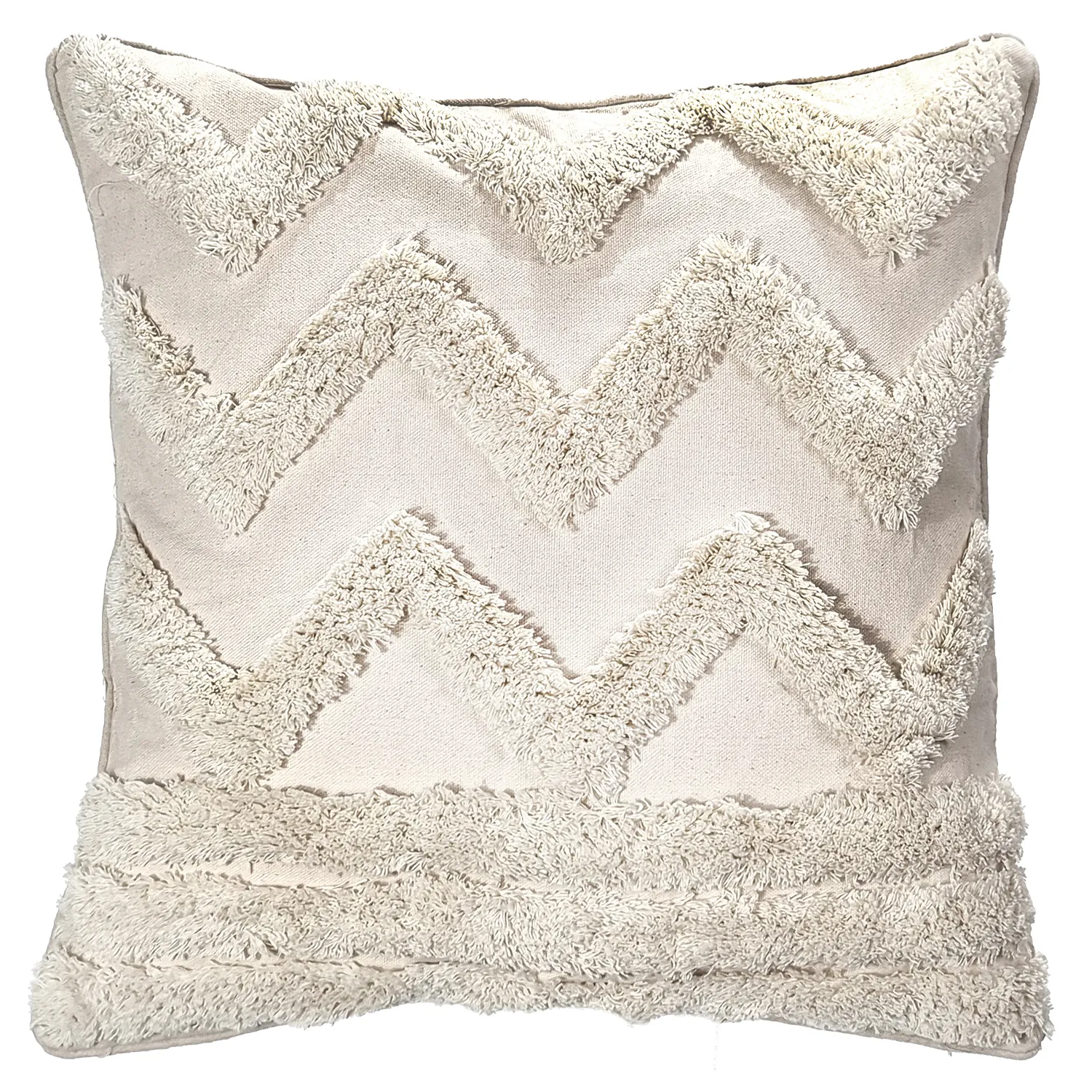 Capa de Almofada - Pompom Boho 45 x 45 cm (offwhite)