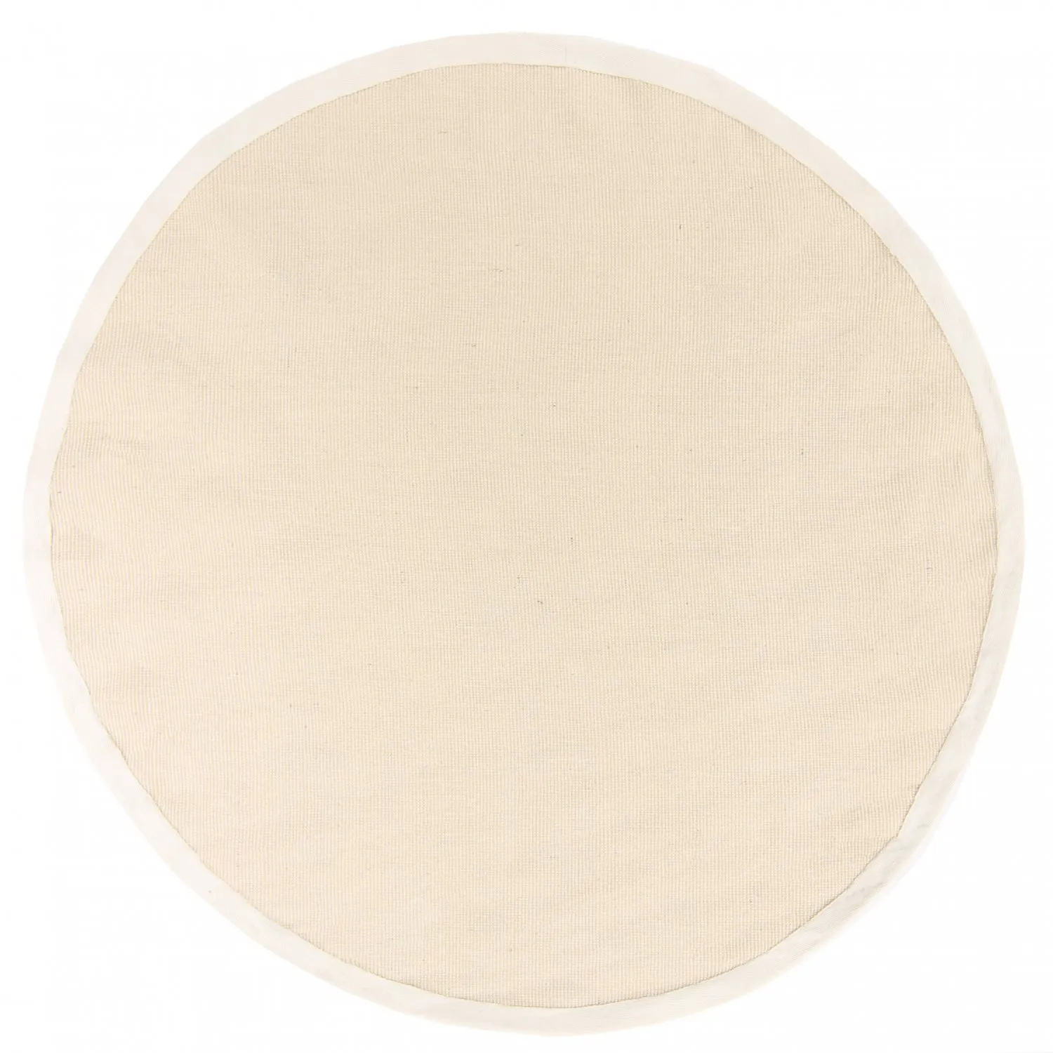 Tapete redondo (sisal) - Agave (branco natural)