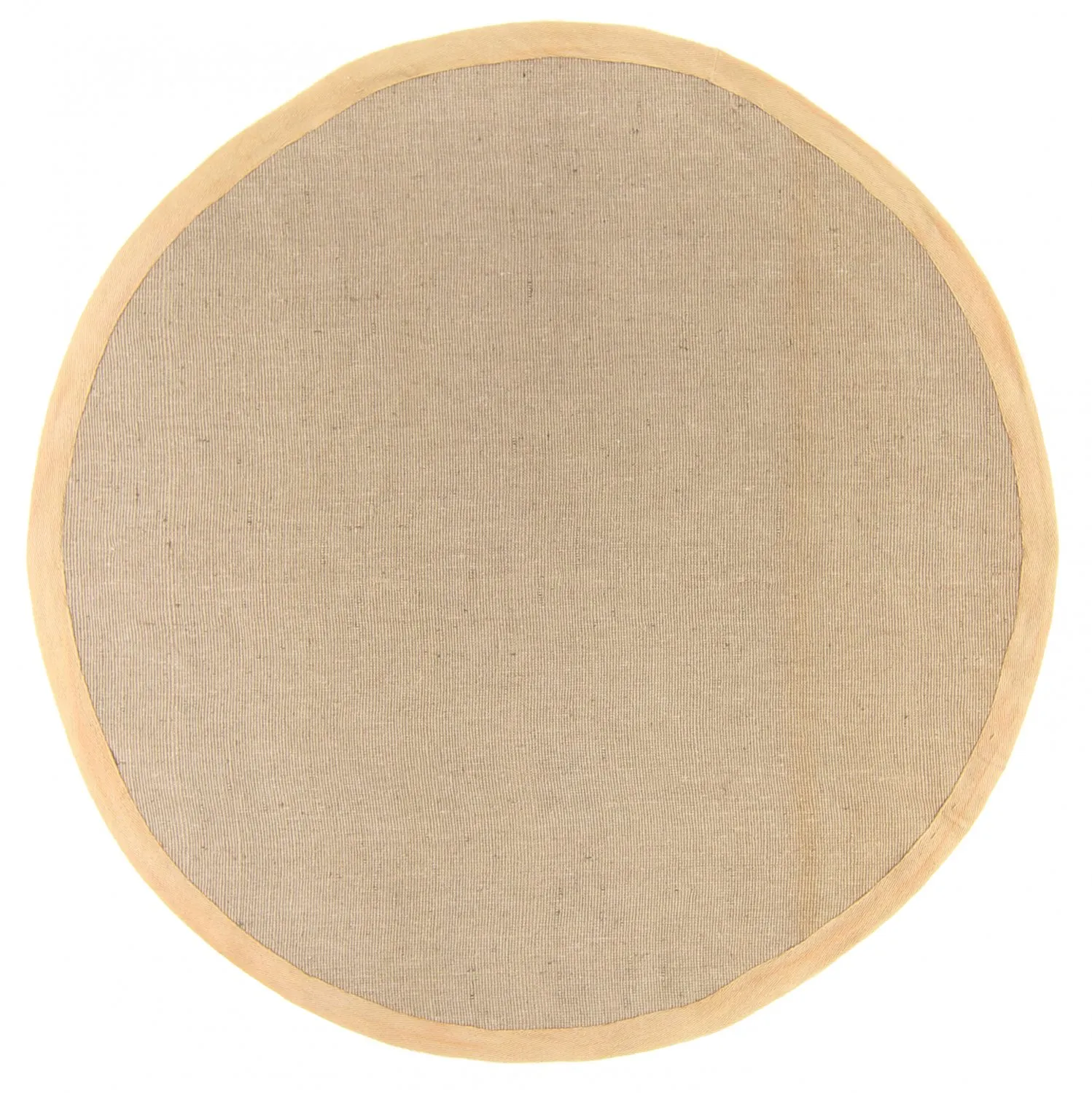 Tapete redondo (sisal) - Agave (taupe claro)