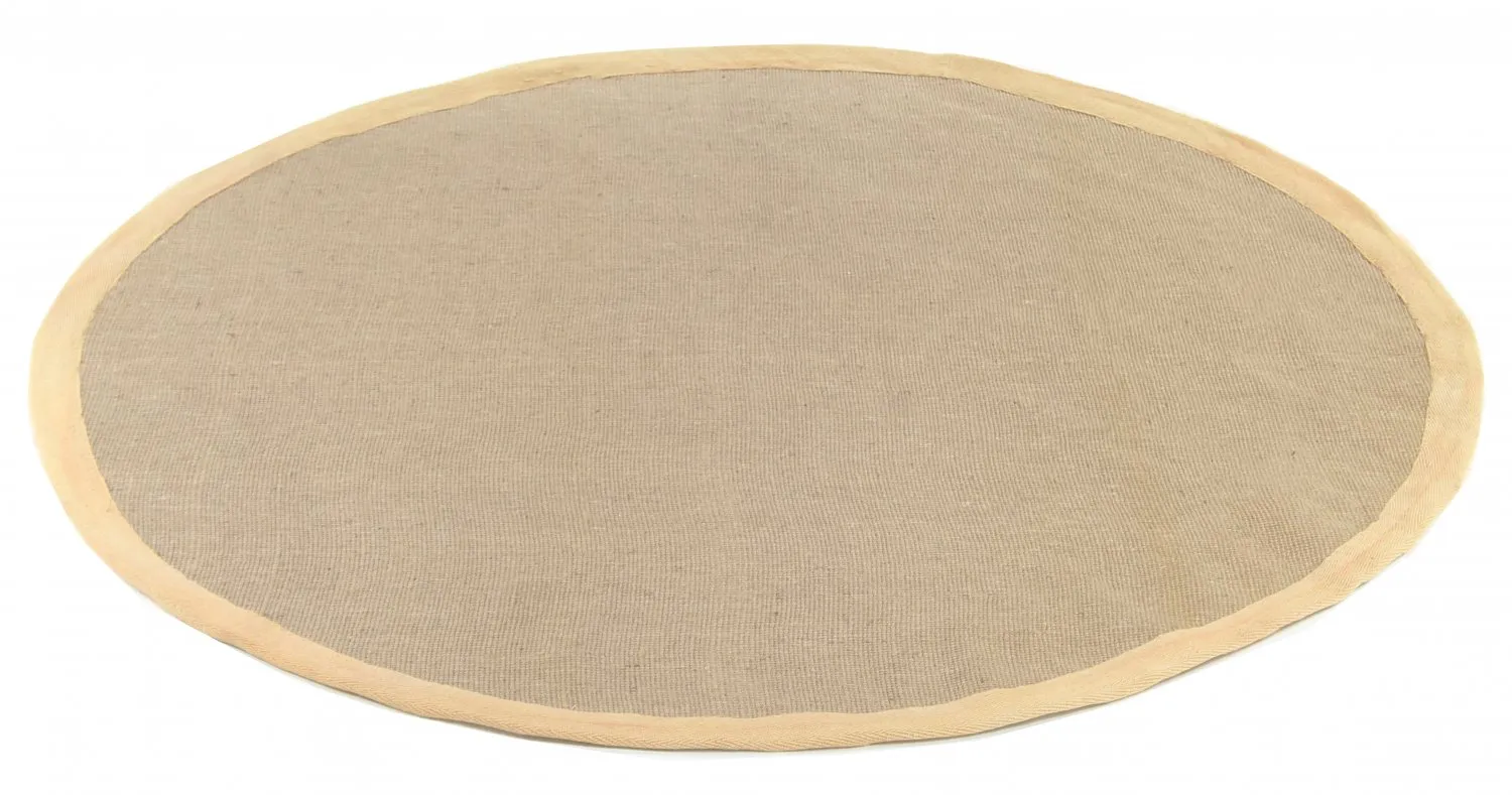 Tapete redondo (sisal) - Agave (taupe claro)