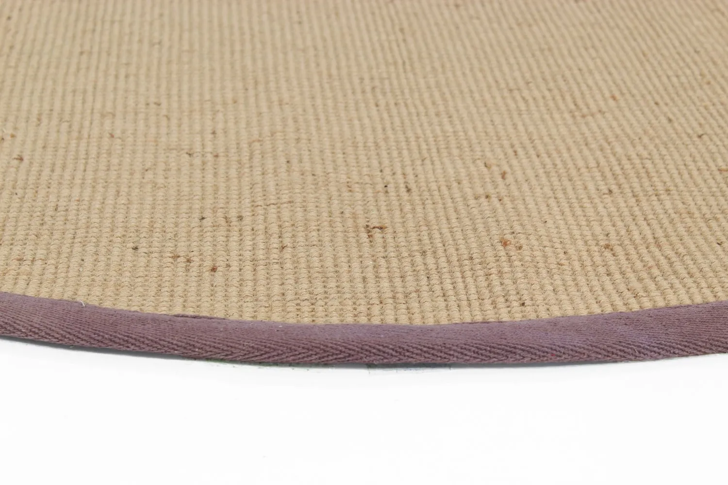 Tapete redondo (sisal) - Agave (natural/marrom)