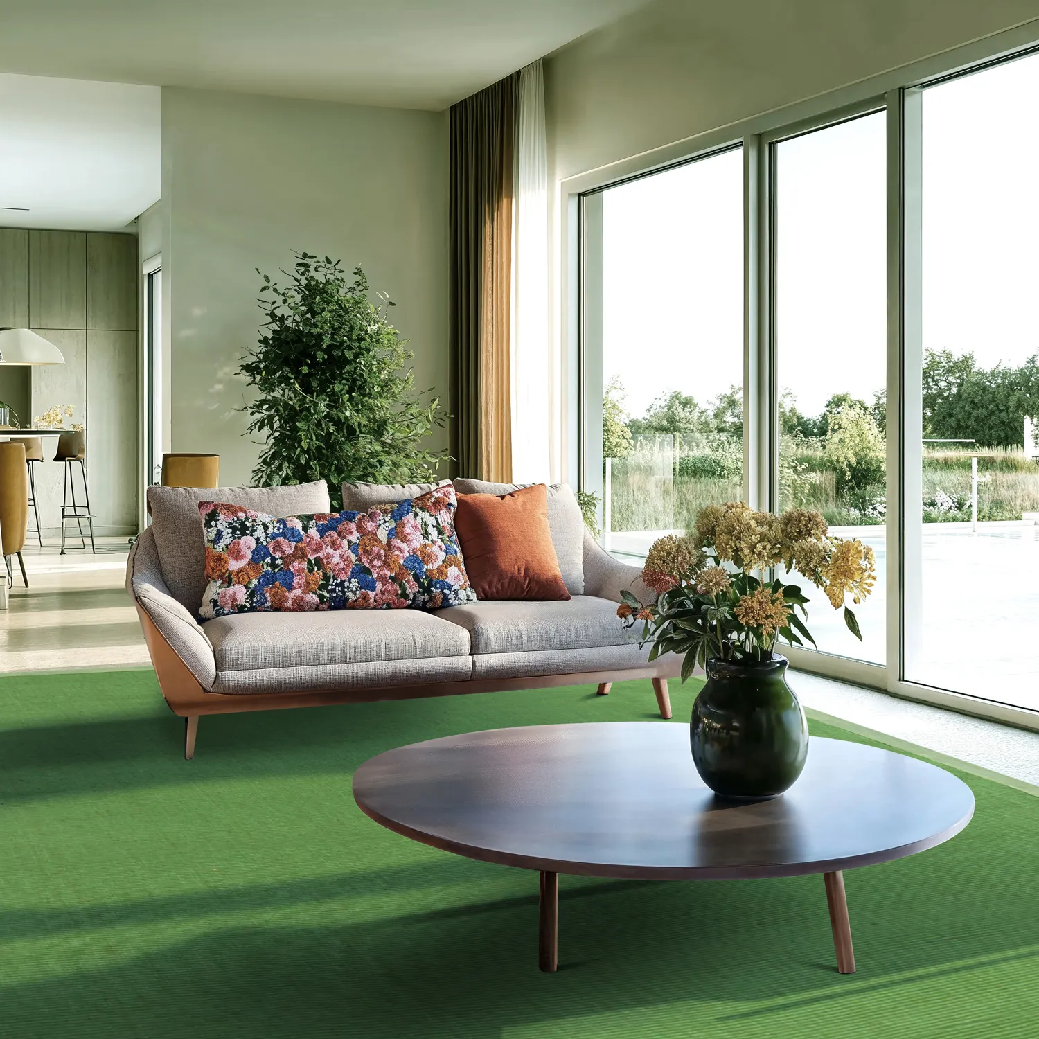 Tapete de sisal - Agave (verde)