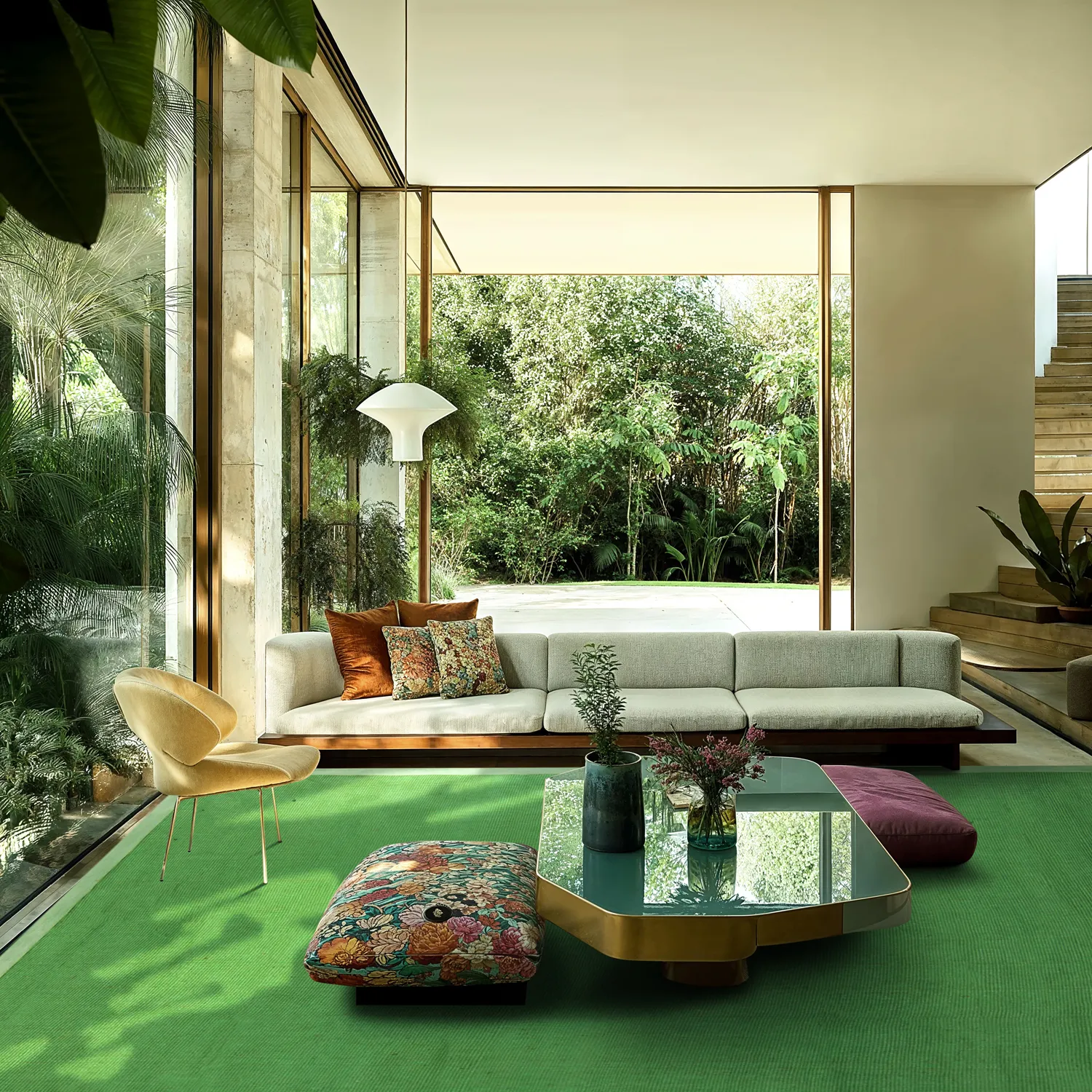 Tapete de sisal - Agave (verde)