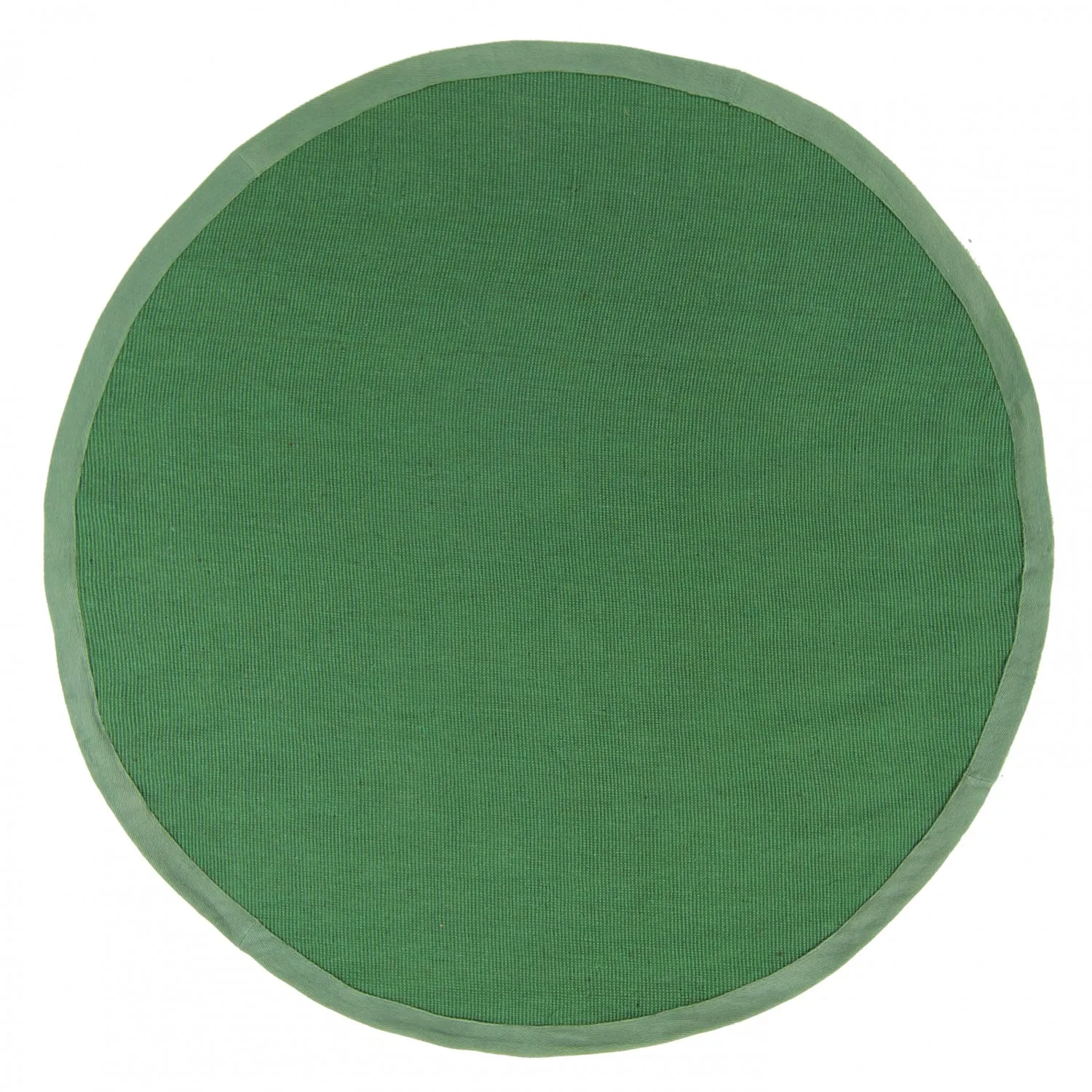 Tapete redondo (sisal) - Agave (verde)